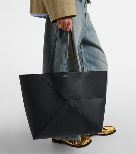 Puzzle Fold Large leather tote bag - Loewe - Modalova