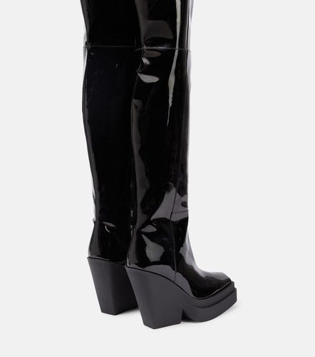 Botas mosqueteras Gia 31 de charol - Gia Borghini - Modalova