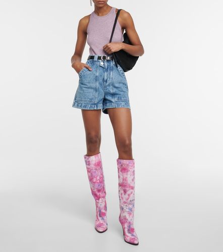 Botas altas Ririo de piel estampadas - Isabel Marant - Modalova