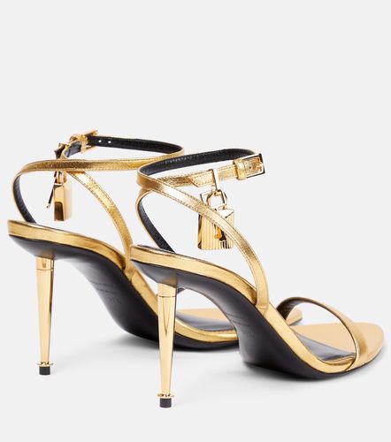 Padlock metallic leather sandals - Tom Ford - Modalova