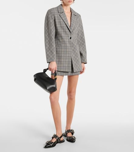 Ganni Blazer a quadri - Ganni - Modalova