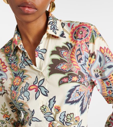 Camisa de mezcla de algodón floral - Etro - Modalova