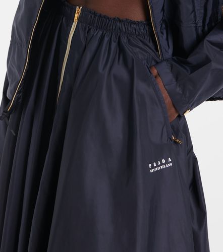 Gonna midi in Re-Nylon con zip - Prada - Modalova