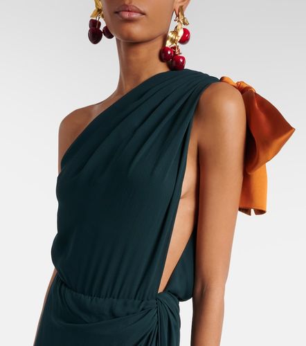 Abito lungo in chiffon di seta - Saint Laurent - Modalova