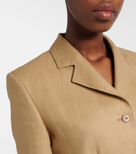 Blazer cropped Buono de lino - Max Mara - Modalova