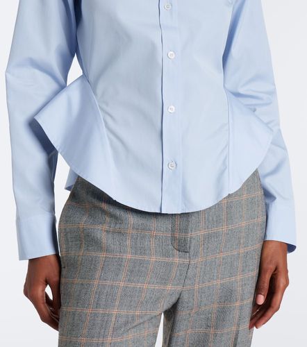 Camicia peplum in popeline di cotone - Stella McCartney - Modalova