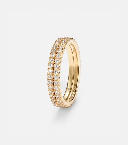 Midi 18kt tech ring jackets with diamonds - Suzanne Kalan - Modalova