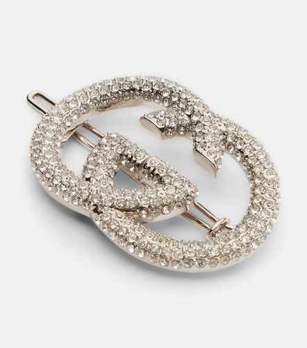 Gucci Fermacapelli GG con cristalli - Gucci - Modalova