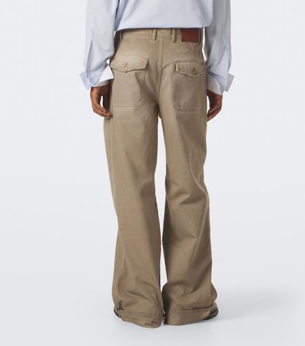 Pantalones anchos de sarga de algodón - Acne Studios - Modalova