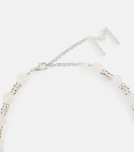 Collana con quarzo e perle bijoux - Magda Butrym - Modalova