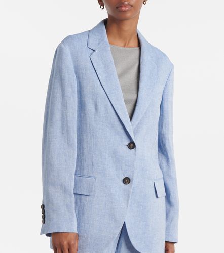 Linen-blend blazer - Brunello Cucinelli - Modalova