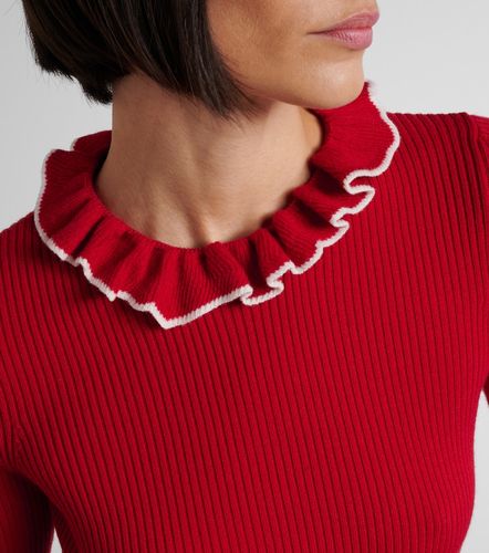 Ruffled virgin wool sweater - Valentino - Modalova