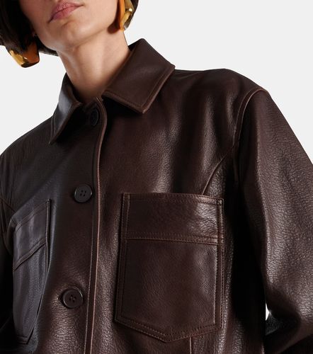 Nour Hammour Leather jacket - Nour Hammour - Modalova