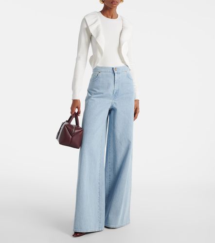 Agenzia knitted ruffled top - Max Mara - Modalova