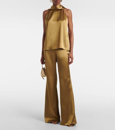 Galvan Atruvia satin wide-leg pants - Galvan - Modalova