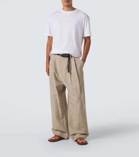 Linen and wool wide-leg pants - Studio Nicholson - Modalova