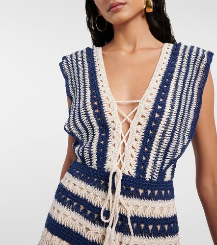 Miniabito Farrah in crochet a righe - Anna Kosturova - Modalova