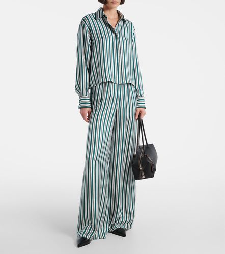 Camisa Brama de seda a rayas - Max Mara - Modalova