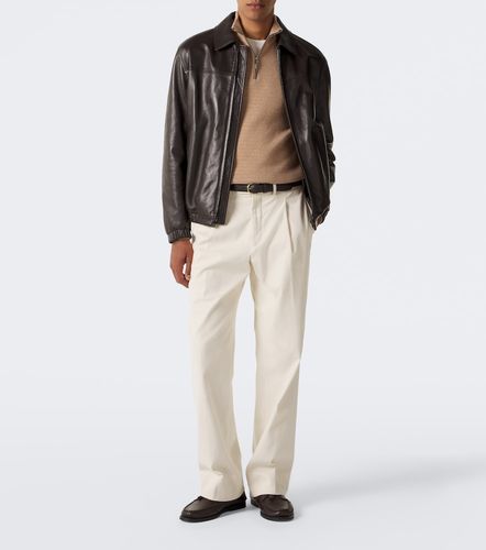 Pullover in lana e cashmere con zip - Canali - Modalova