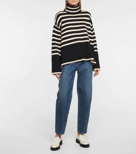 Striped turtleneck wool-blend sweater - Toteme - Modalova