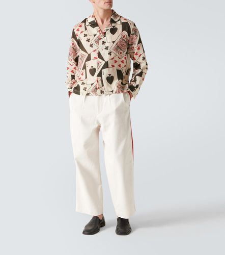 Camisa Ace Of Spades de ramio estampada - Bode - Modalova