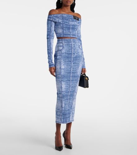Balmain Trompe l'oeil crop top - Balmain - Modalova