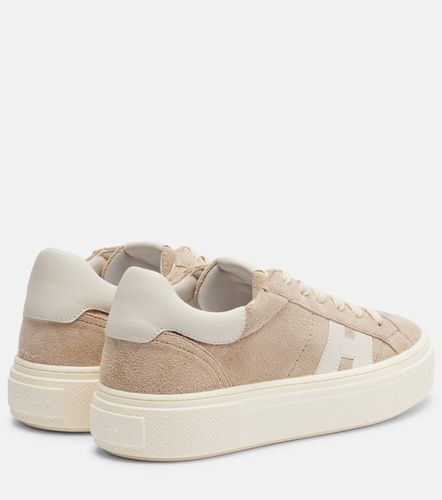 H705 Allacciato H suede platform sneakers - Hogan - Modalova