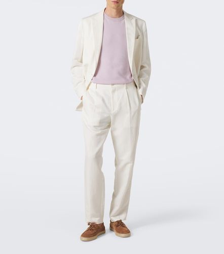 Pantaloni slim in lino e seta - Canali - Modalova