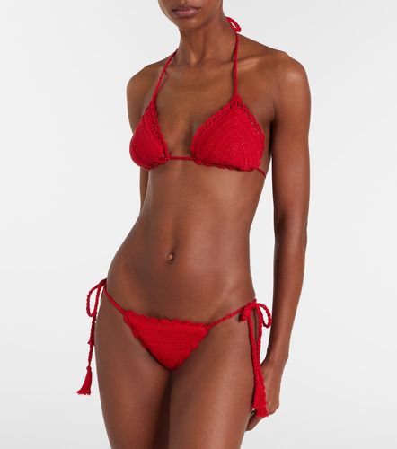 Top de bikini de croché de algodón - Anna Kosturova - Modalova