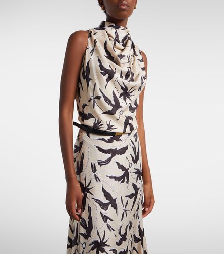 Sleary draped printed silk top - Altuzarra - Modalova
