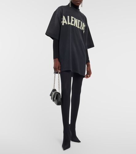 Camiseta de algodón con logo - Balenciaga - Modalova