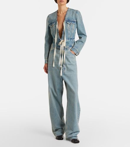 Jeans regular sfrangiati - Maison Margiela - Modalova