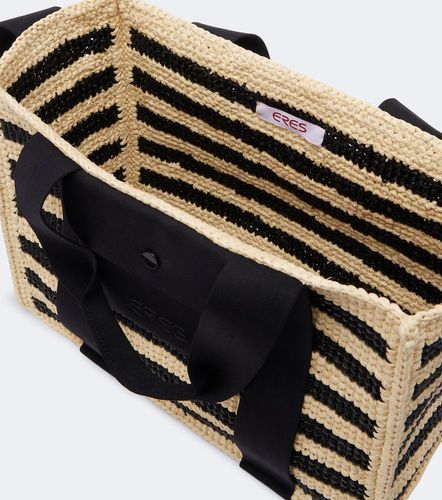 Voyageur Mini raffia top-handle bag - Eres - Modalova
