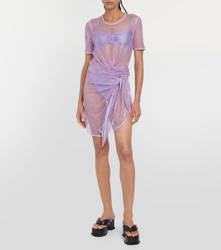 Electra embellished mesh cropped top - Simkhai - Modalova