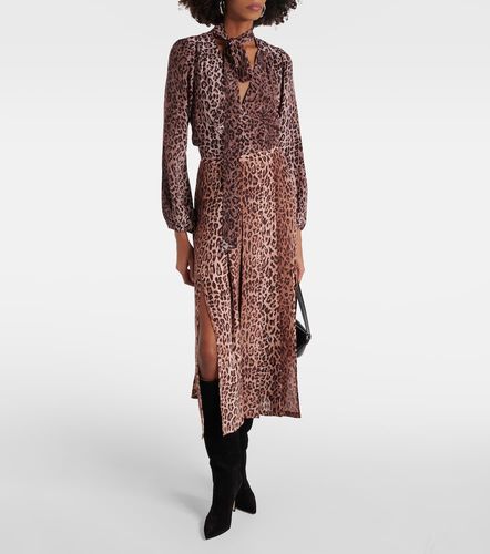 Rixo Moss leopard-print silk blouse - Rixo - Modalova