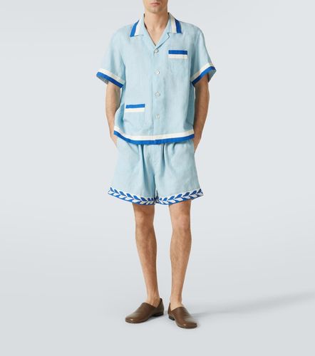 Camicia Seedling in lino a righe - Bode - Modalova