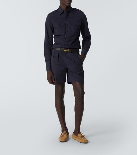 Tom Ford Camicia in cotone e seta - Tom Ford - Modalova