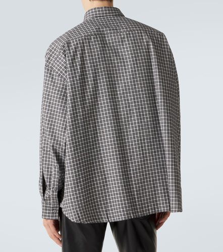 Camicia in flanella di cotone a quadri - Acne Studios - Modalova