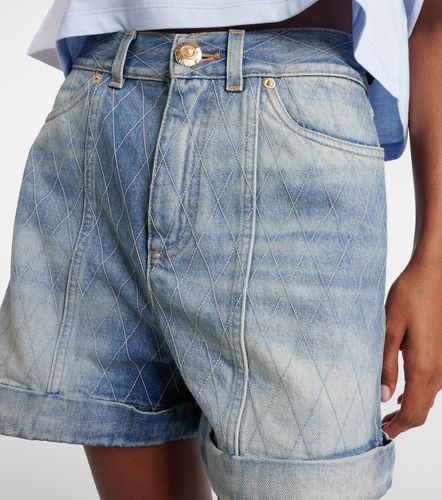Balmain Patterned denim shorts - Balmain - Modalova