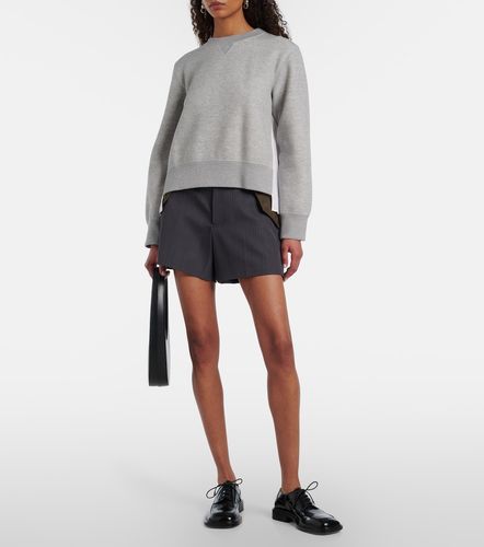 Sudadera en mezcla de algodón - Sacai - Modalova
