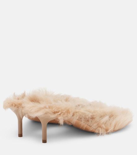 Sandali infradito in shearling - Acne Studios - Modalova