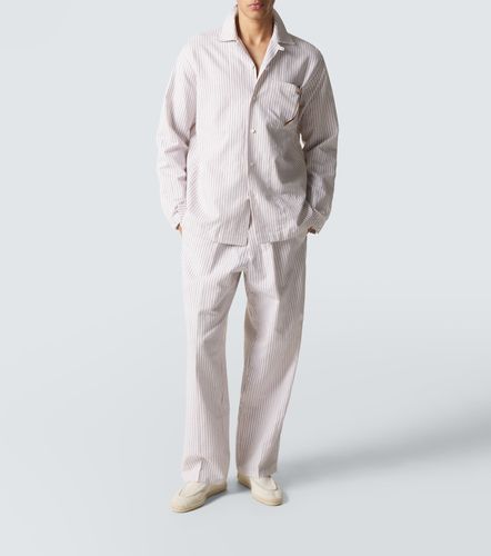 Camisa Havana de lino y algodón a rayas - Umit Benan - Modalova