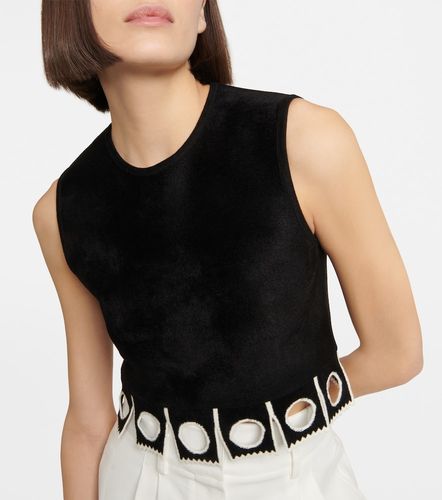 Alaïa Top cropped senza maniche - Alaia - Modalova