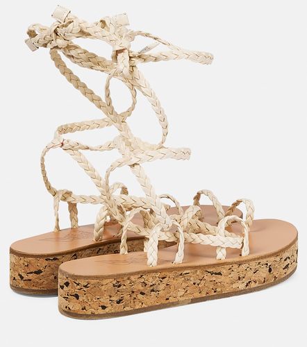 Caryatis leather platform sandals - Ancient Greek Sandals - Modalova