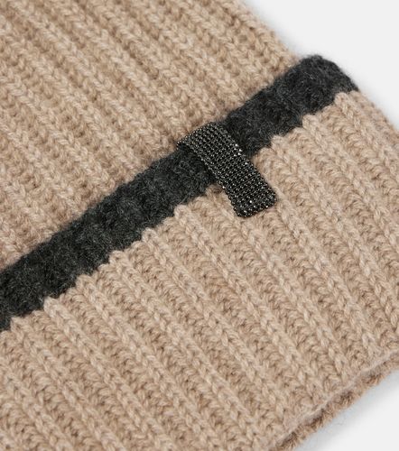 Gorro acanalado de cachemir - Brunello Cucinelli - Modalova