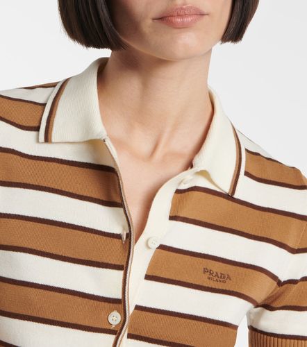 Prada Top in cotone a righe - Prada - Modalova