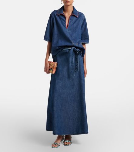 Valentino Chambray midi skirt - Valentino - Modalova