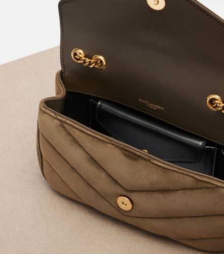 Loulou Mini suede shoulder bag - Saint Laurent - Modalova