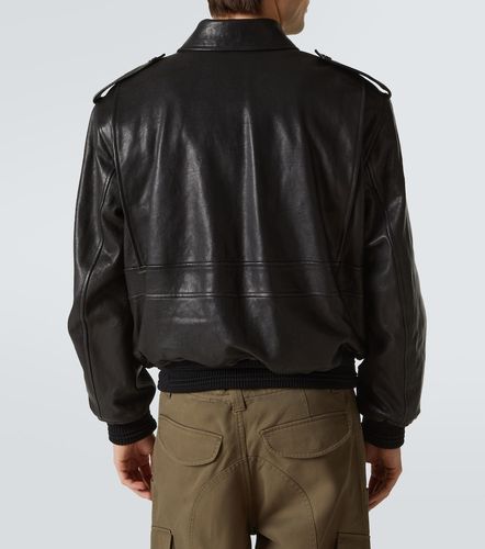 Burberry Leather bomber jacket - Burberry - Modalova
