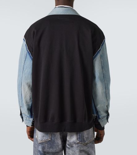 Giacca di jeans con jersey - Junya Watanabe - Modalova